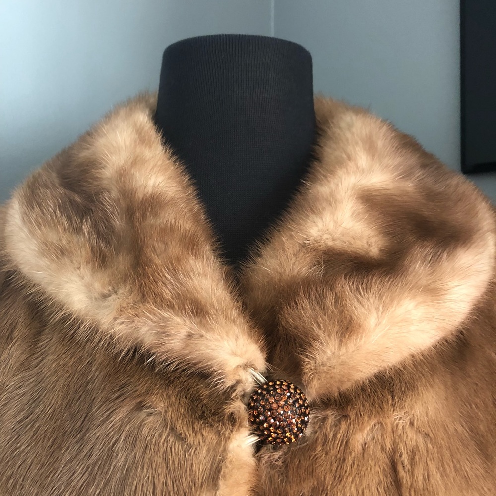Vintage! Autumn Haze Mink Fur Jacket - Picture 3 of 10